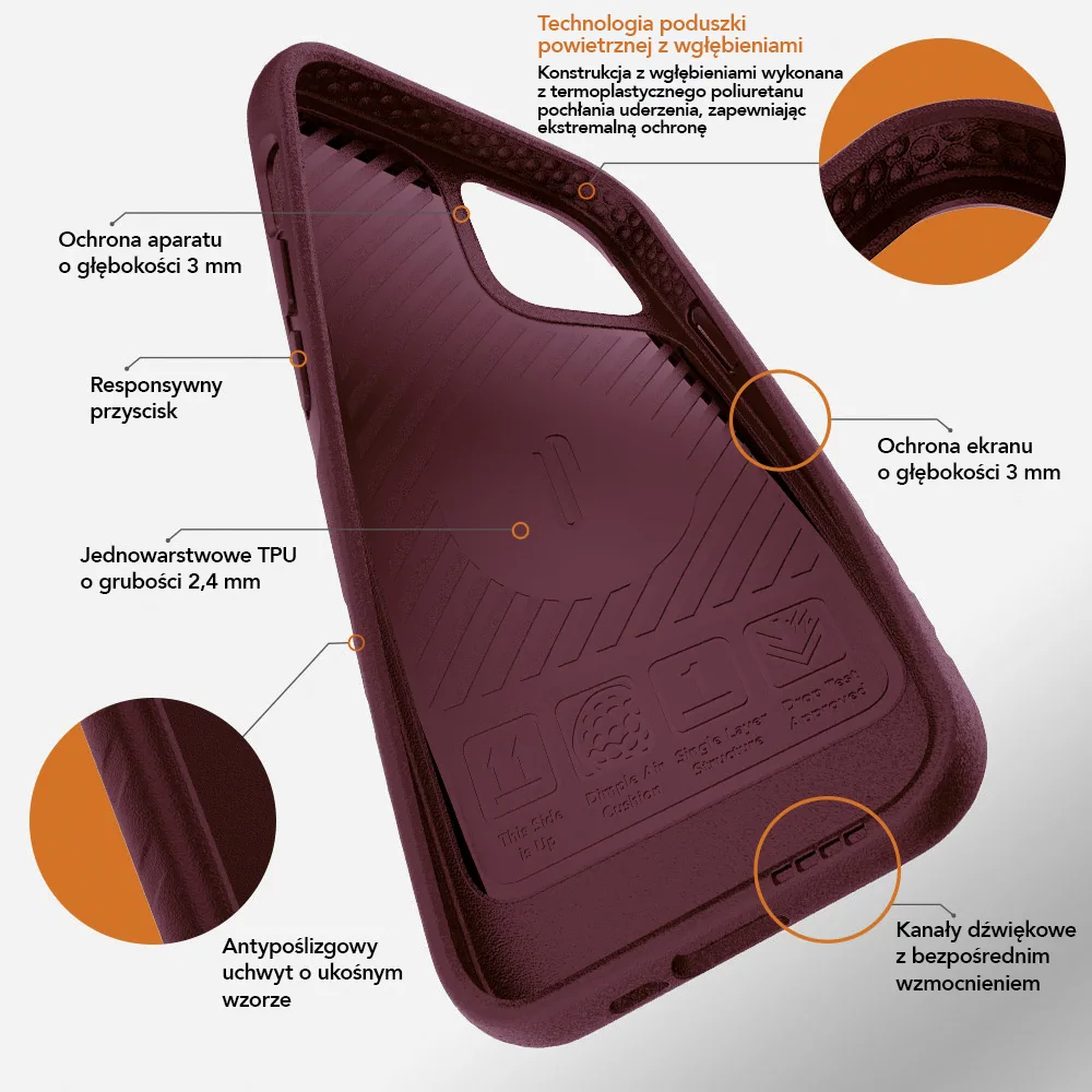 Ugly Rubber L-fodral för iPhone 15 Plus 6,7″ svart