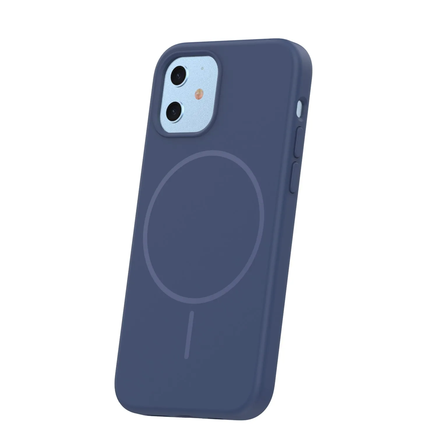 Silicone Thin Mag case for iPhone 12 / 12 Pro 6,1″ dark blue