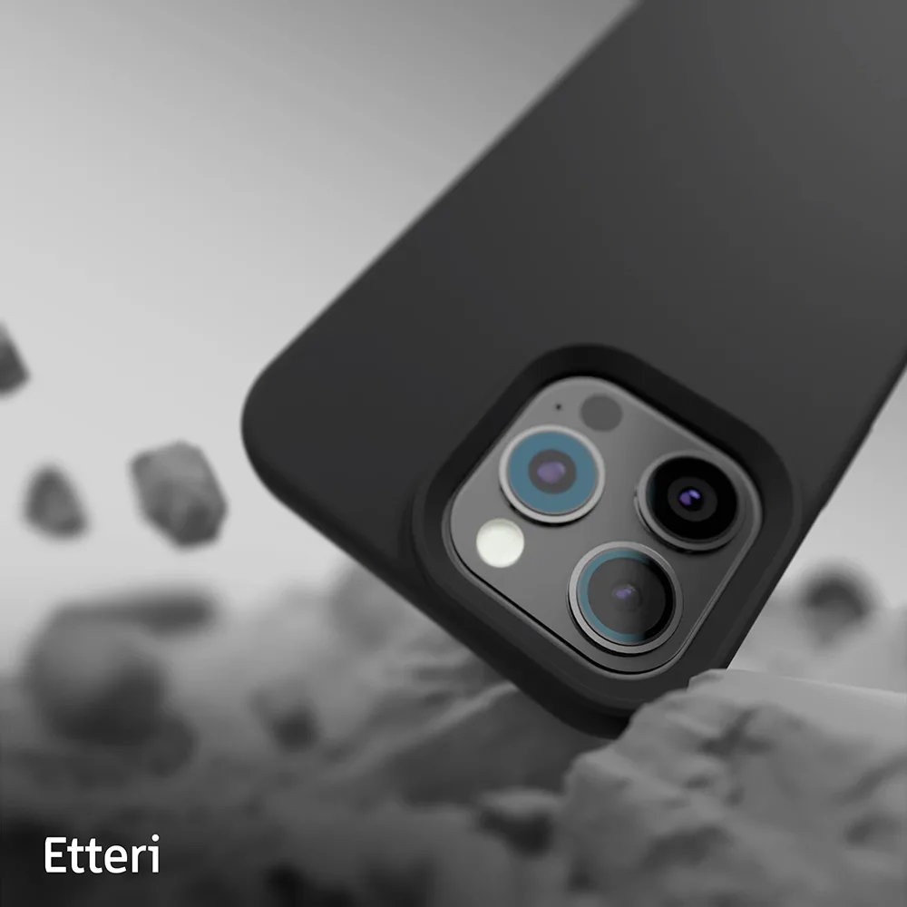 Etteri Silikonskal för iPhone 16 Pro Max 6,9″ svart