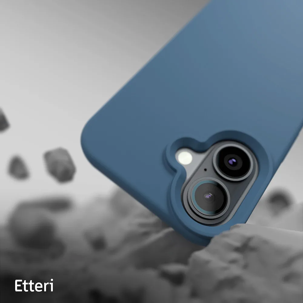 Etteri Silicone Mag-fodral för iPhone 16 Plus 6,7″ mörkblå