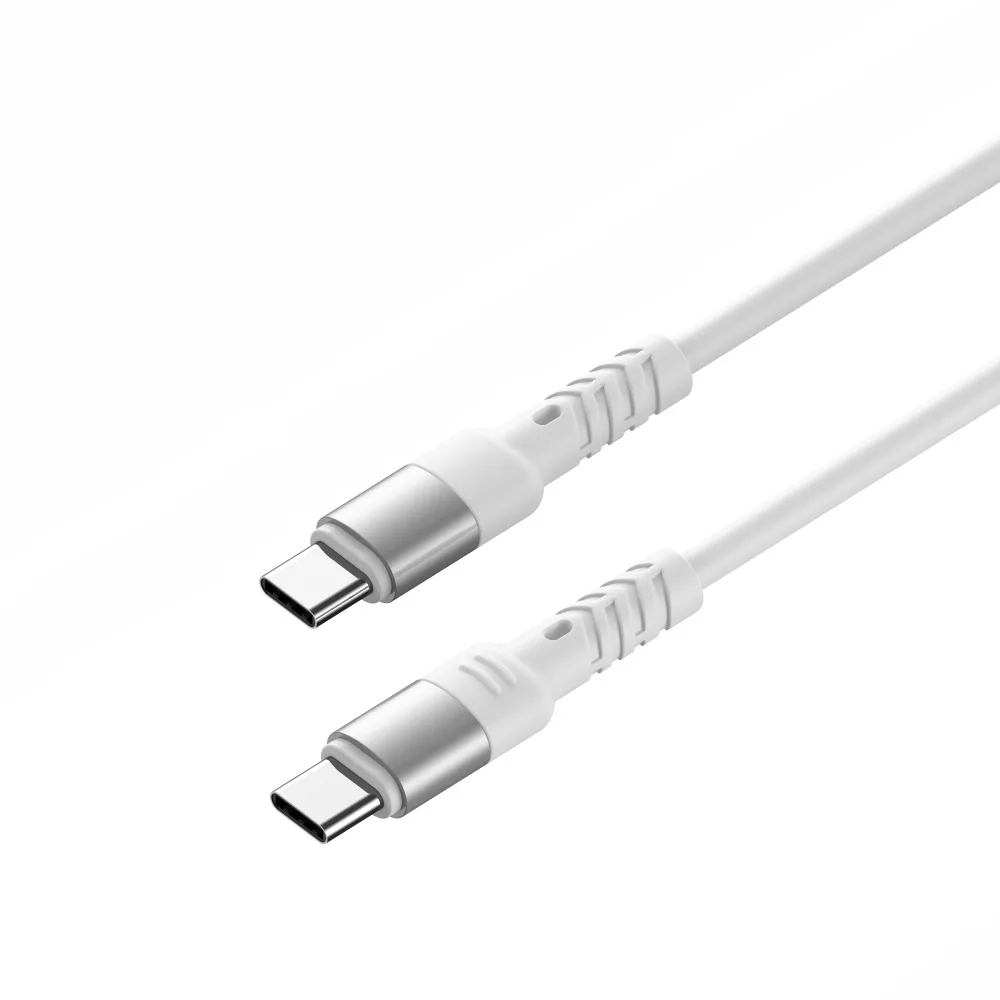 Forever Core Högeffektkabel USB – USB-C 2,0 m vit 100W för GaN