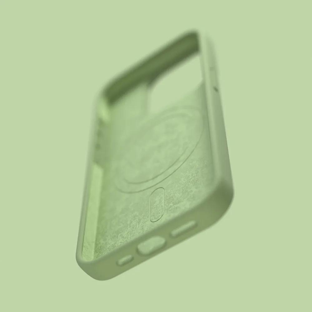 Etteri Silicone Mag-fodral för iPhone 13 6,1″ ljusgrön