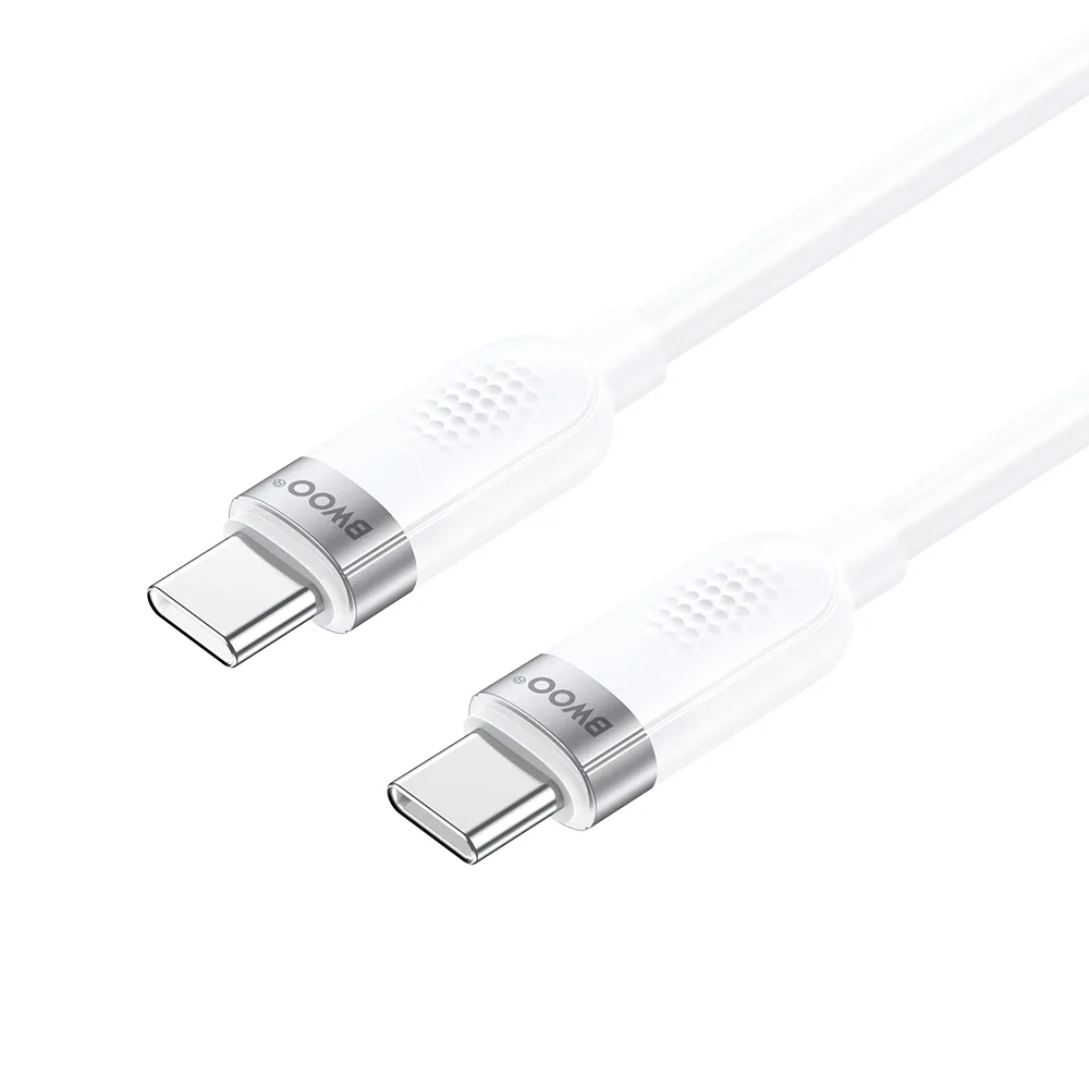 BWOO 65W cable USB-C – USB-C 1m white