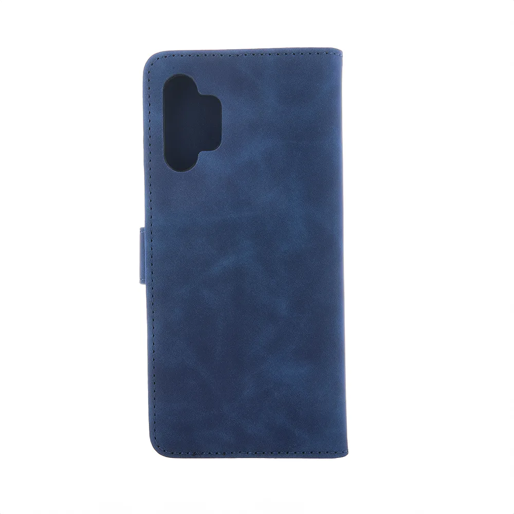 Smart Velvet-fodral till Samsung Galaxy S20 FE i marinblå