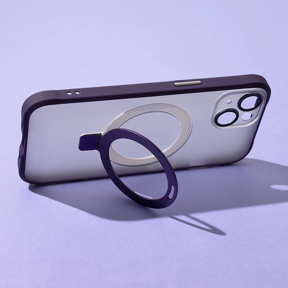 Mag Ring-fodral för iPhone 14 6,1″ i lila