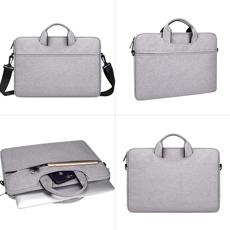 Devia laptoppsväska / MacBook-väska Justyle 15,4 tum grå