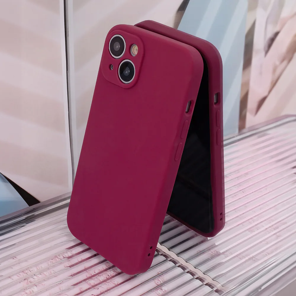 Mag Invisible fodral för iPhone 14 6,1″ vinröd
