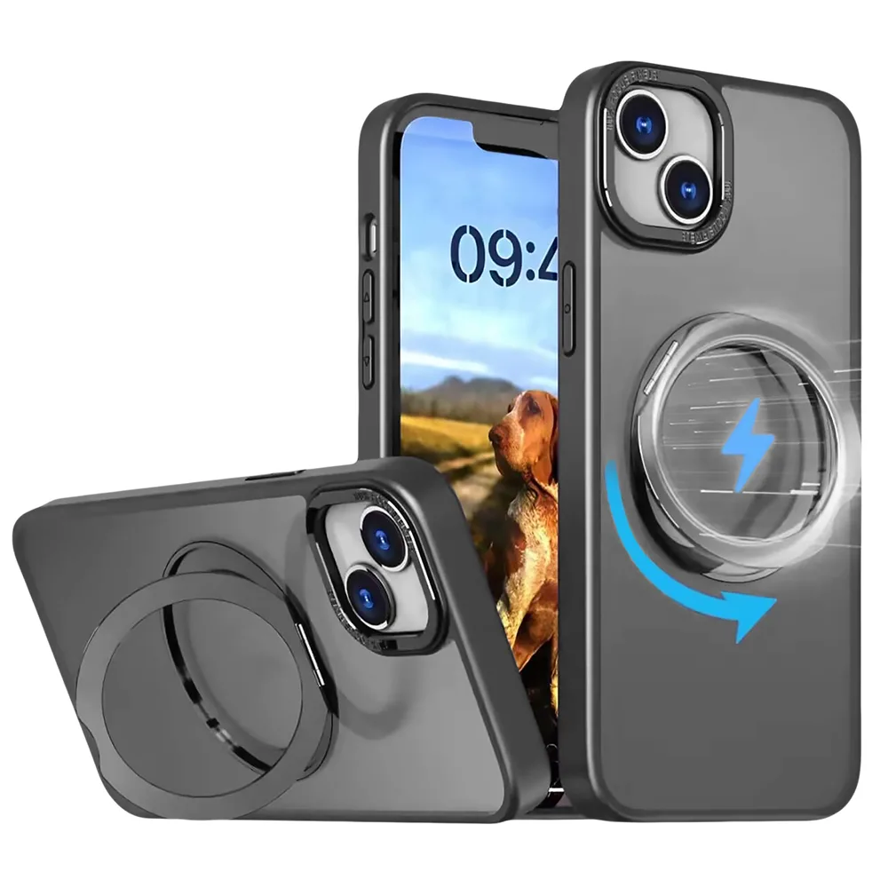 Mag Ring Rotating case for iPhone 12 / 12 Pro 6,1″ black