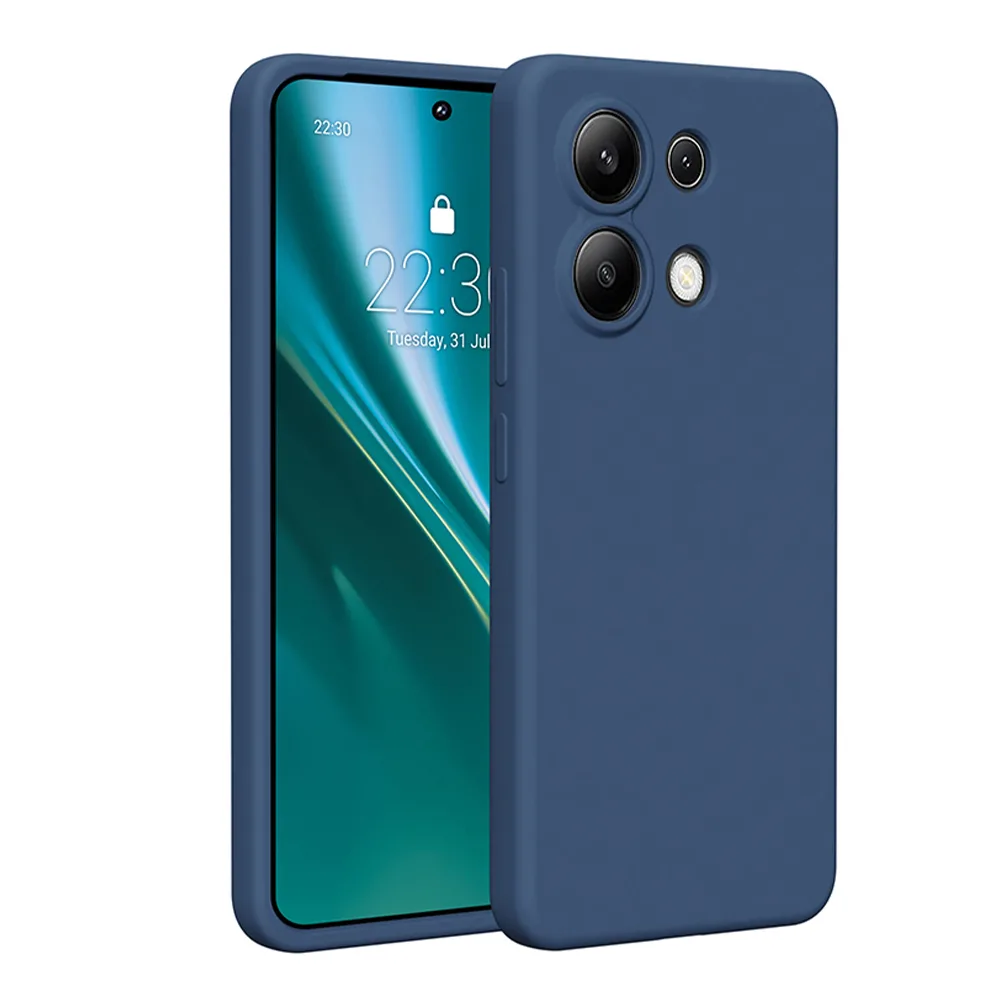 Etteri Silikonfodral för Xiaomi Redmi Note 13 4G mörkblå