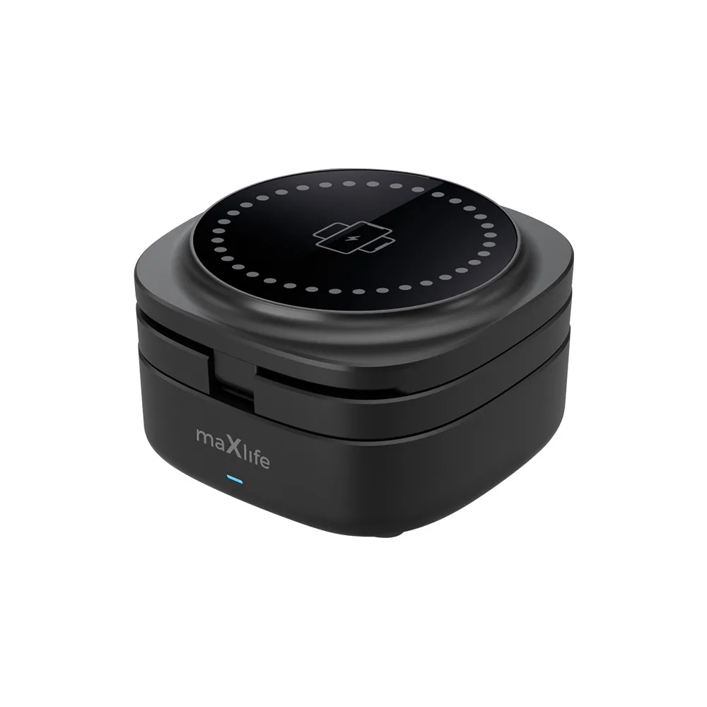 Maxlife MXWC-06 magnetisk trådlös laddare 15W svart 3-i-1