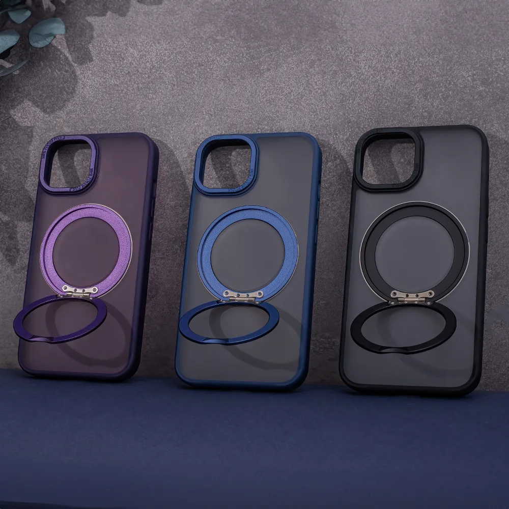 Mag Ring Rotating case for iPhone 15 Pro Max 6,7″ navy blue