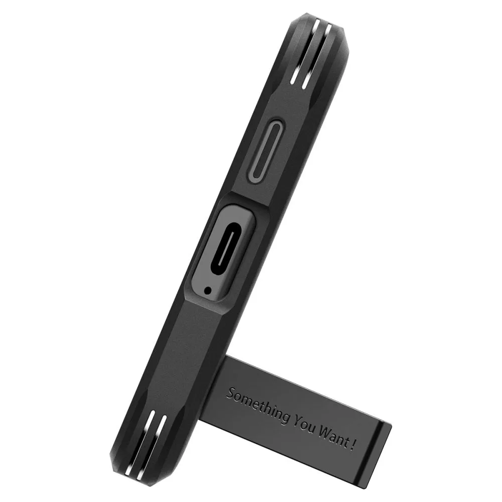 Spigen Tough Armor-fodral för Samsung Galaxy S24 i svart