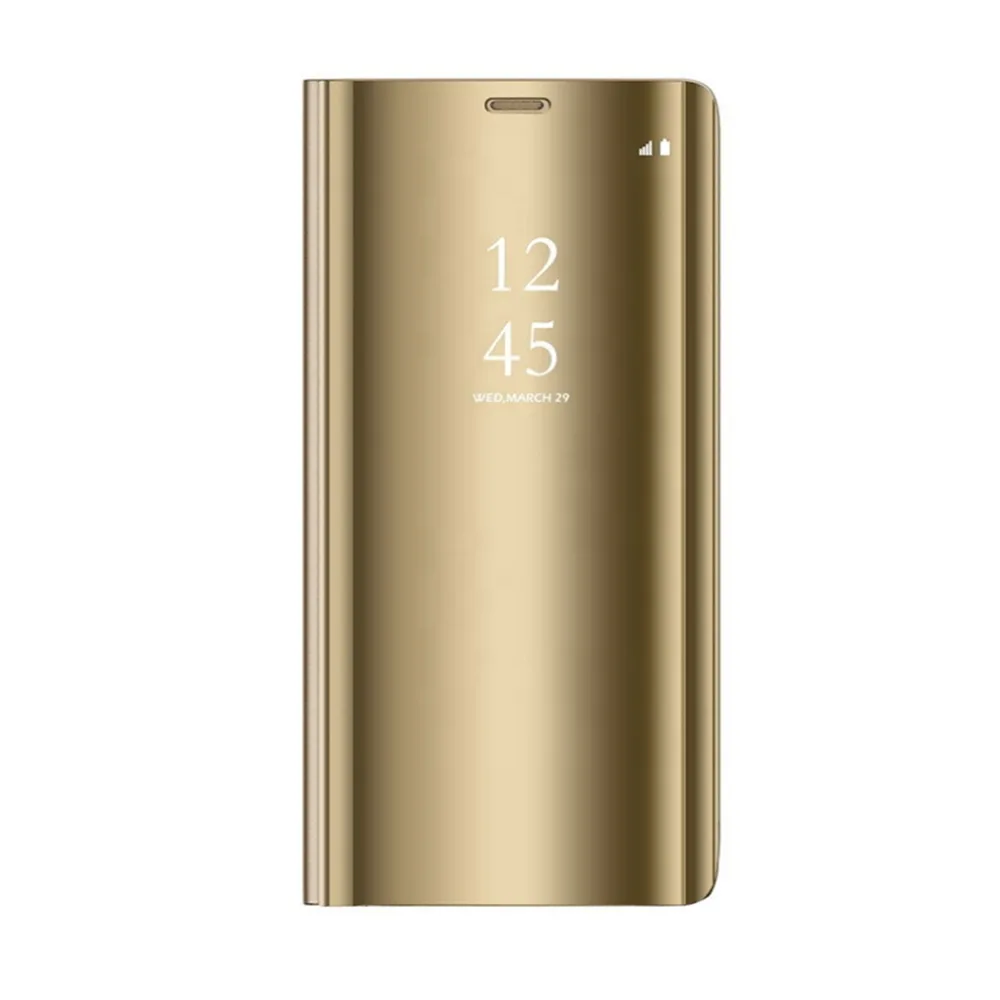 Smart Clear View-fodral för Samsung Galaxy S23 i guld