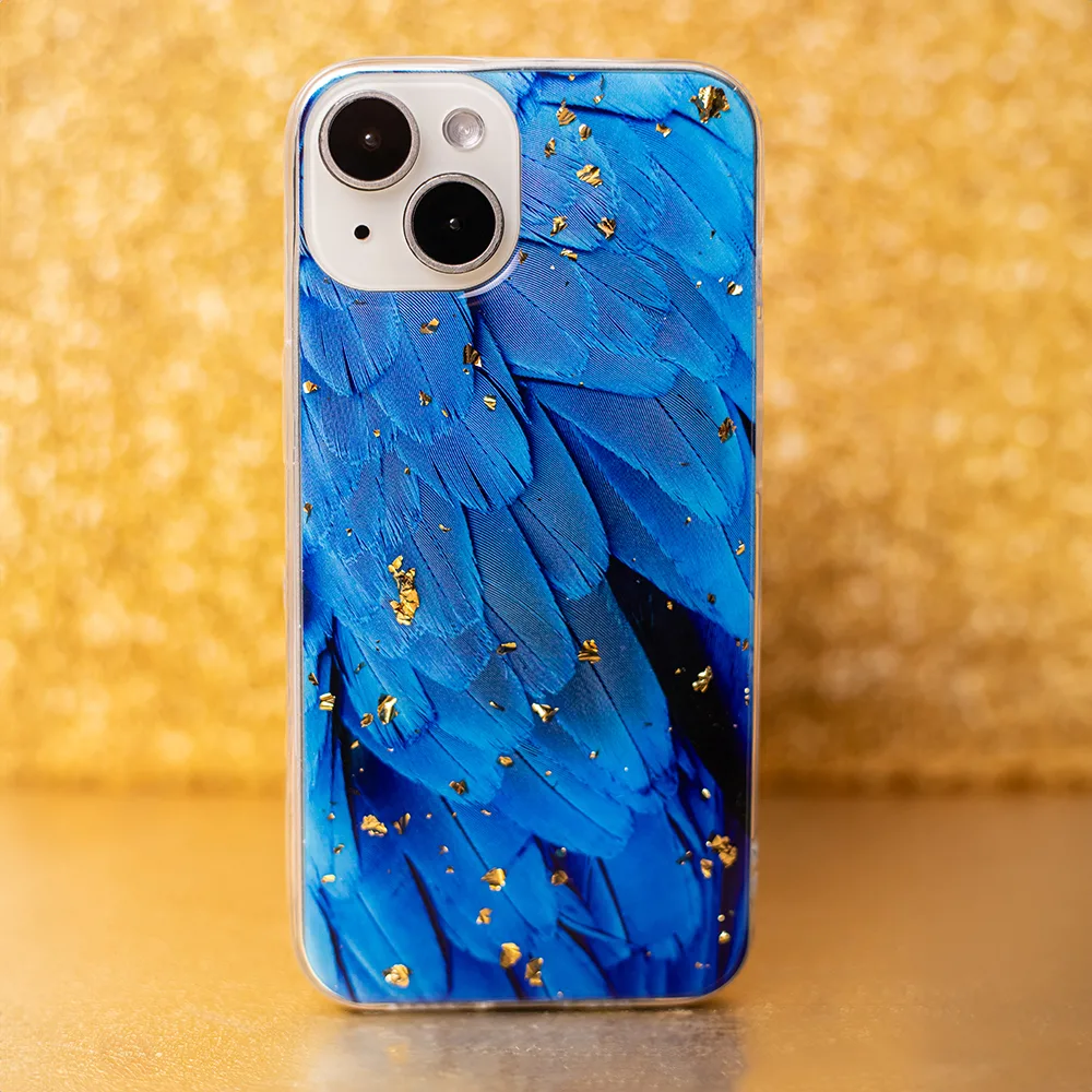 Guld Glam skal till Samsung Galaxy A35 5G blå