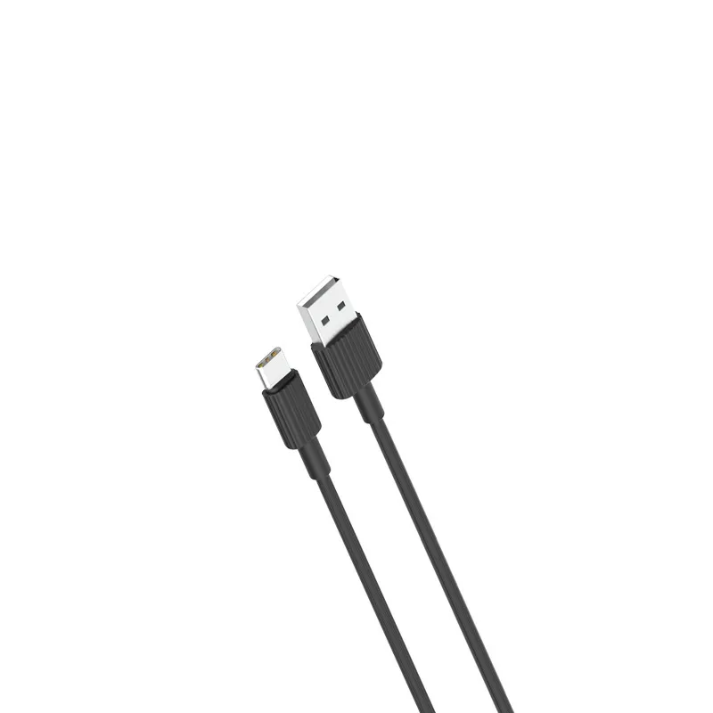 XO-kabel NB156 USB – USB-C 1,0 m 2,4A svart