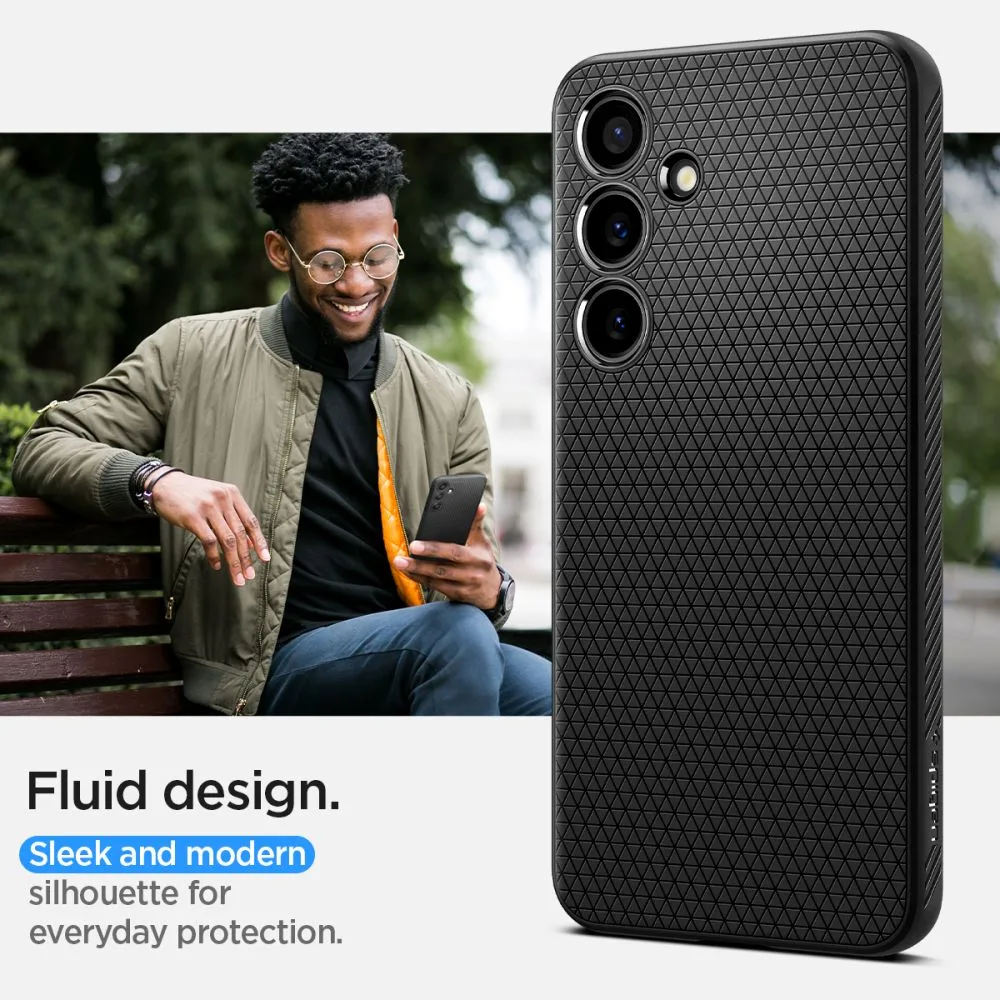 Spigen Liquid Air case for Samsung Galaxy S24 Plus matte black