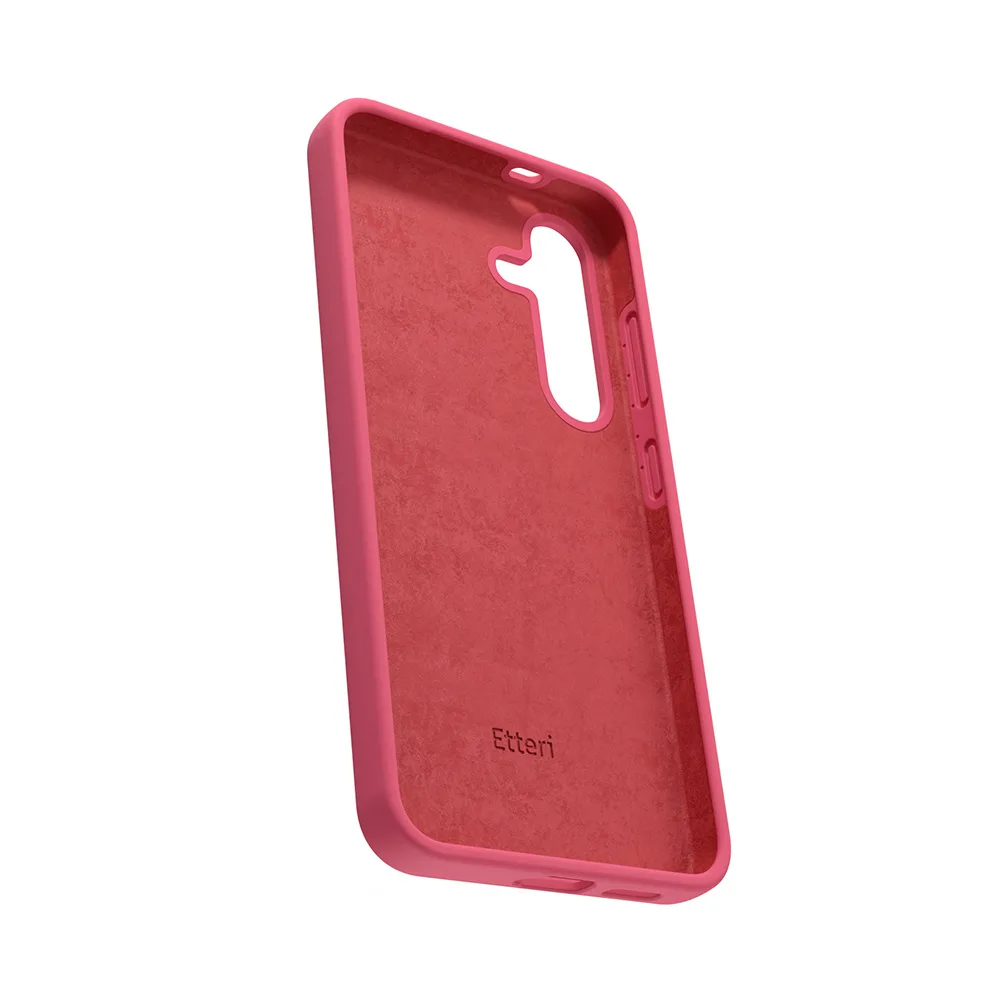 Etteri Silicone Mag case for Samsung Galaxy S25 Edge raspberry