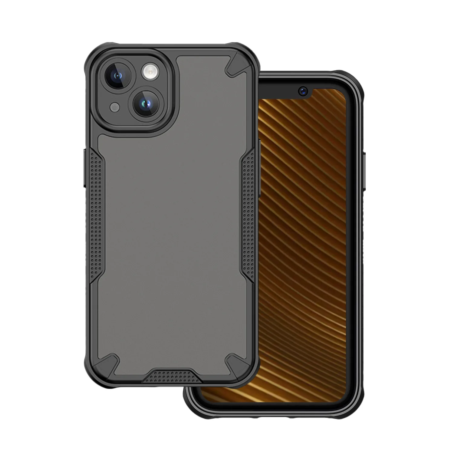 Defender Matt case for iPhone 14 6,1" black