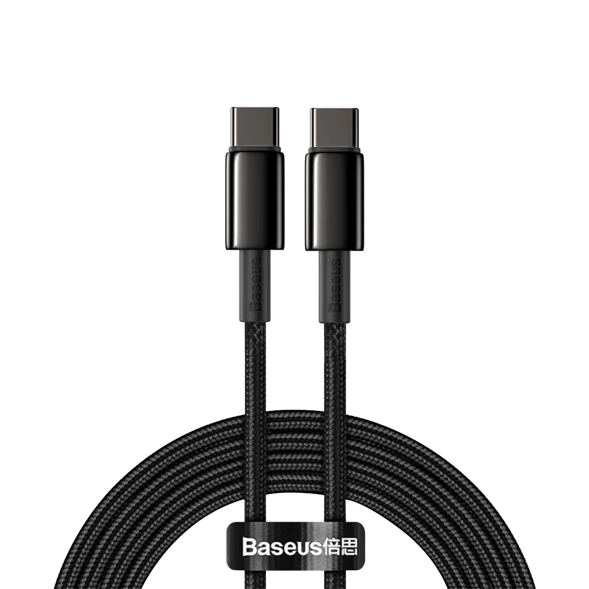 Baseus cable Tungsten PD USB-C – USB-C 2,0 m black 100W
