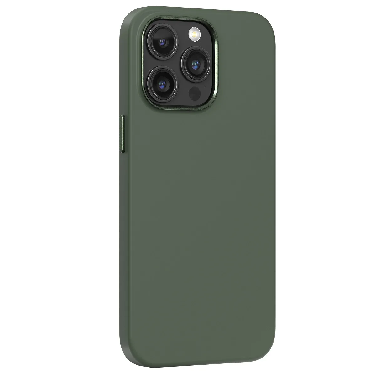 Kommafodral Nature Mag för iPhone 15 Plus grön