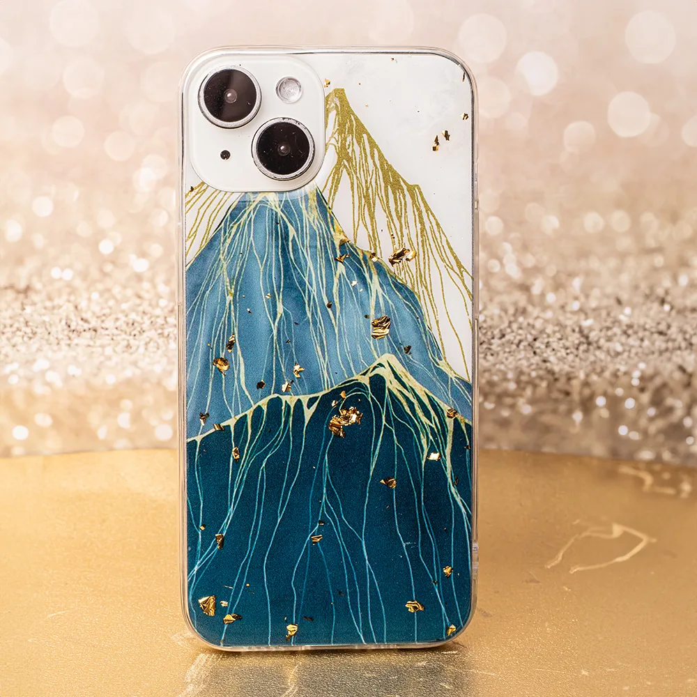 Guld Glam-fodral till Samsung Galaxy A25 5G (global) mountain