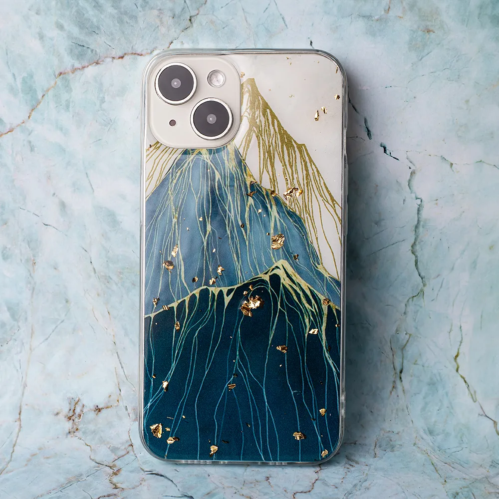 Guld Glam-fodral till Samsung Galaxy A25 5G (global) mountain