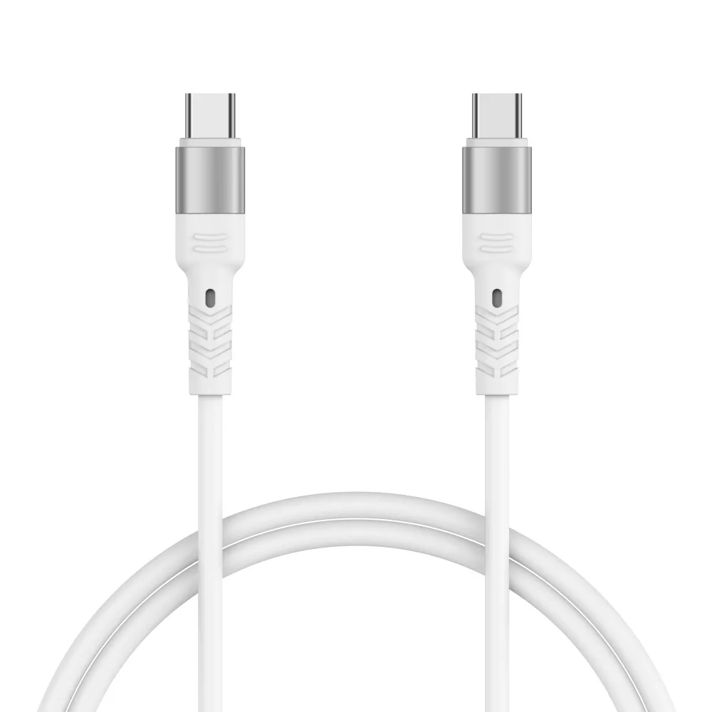 Forever Core Högeffektkabel USB – USB-C 2,0 m vit 100W för GaN