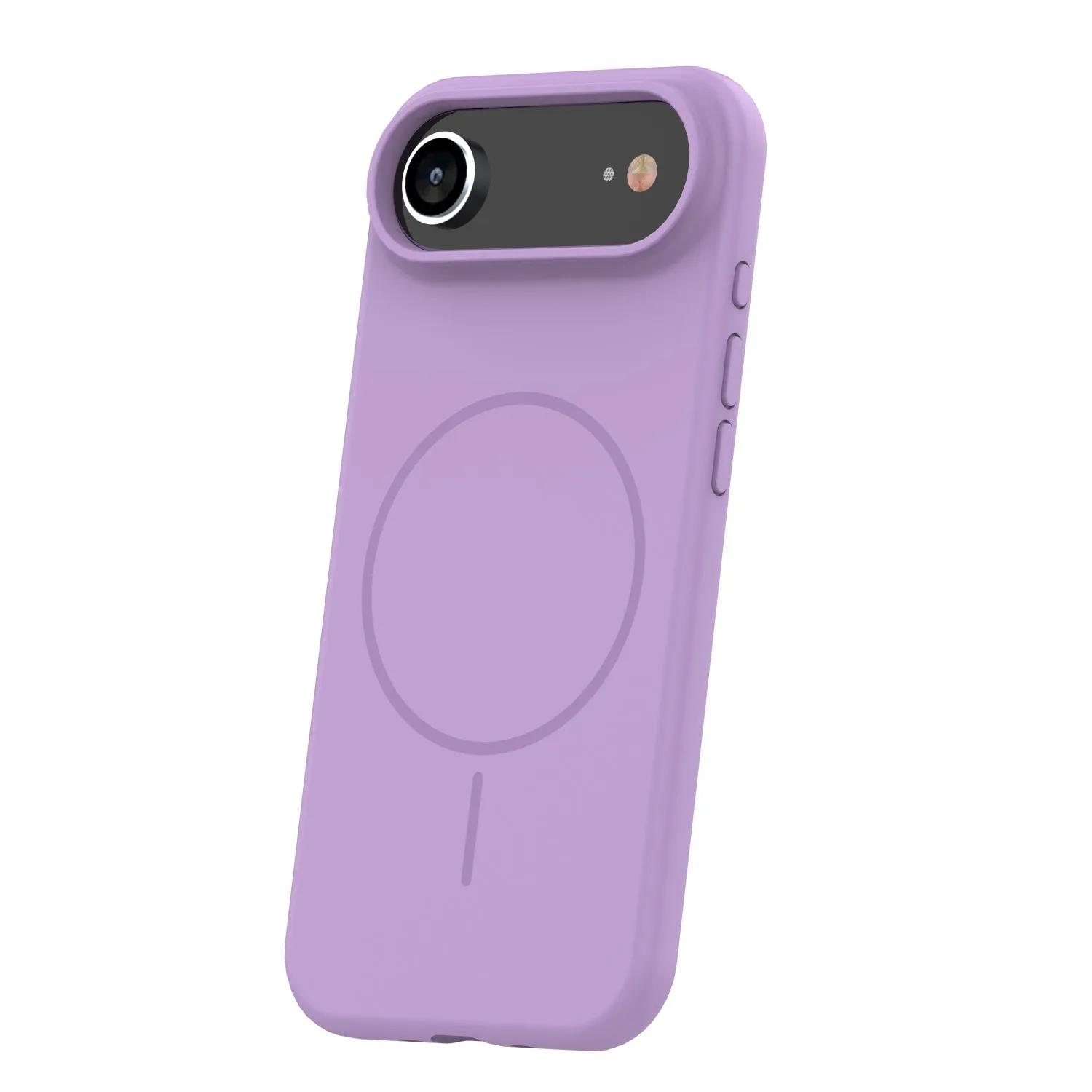 Silicone Thin Mag case for iPhone 17 Air 6,6″ purple