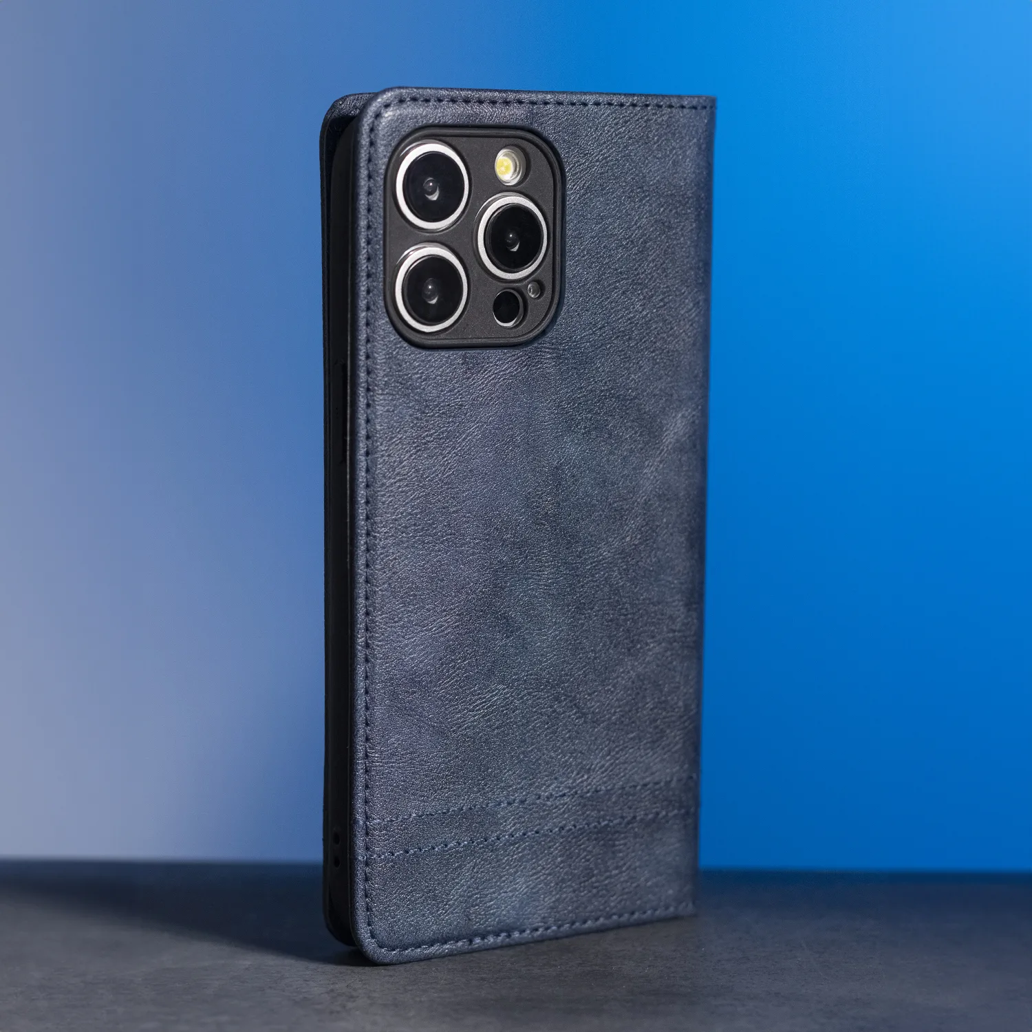 Smart Seam-fodral för Samsung Galaxy A35 5G marinblå