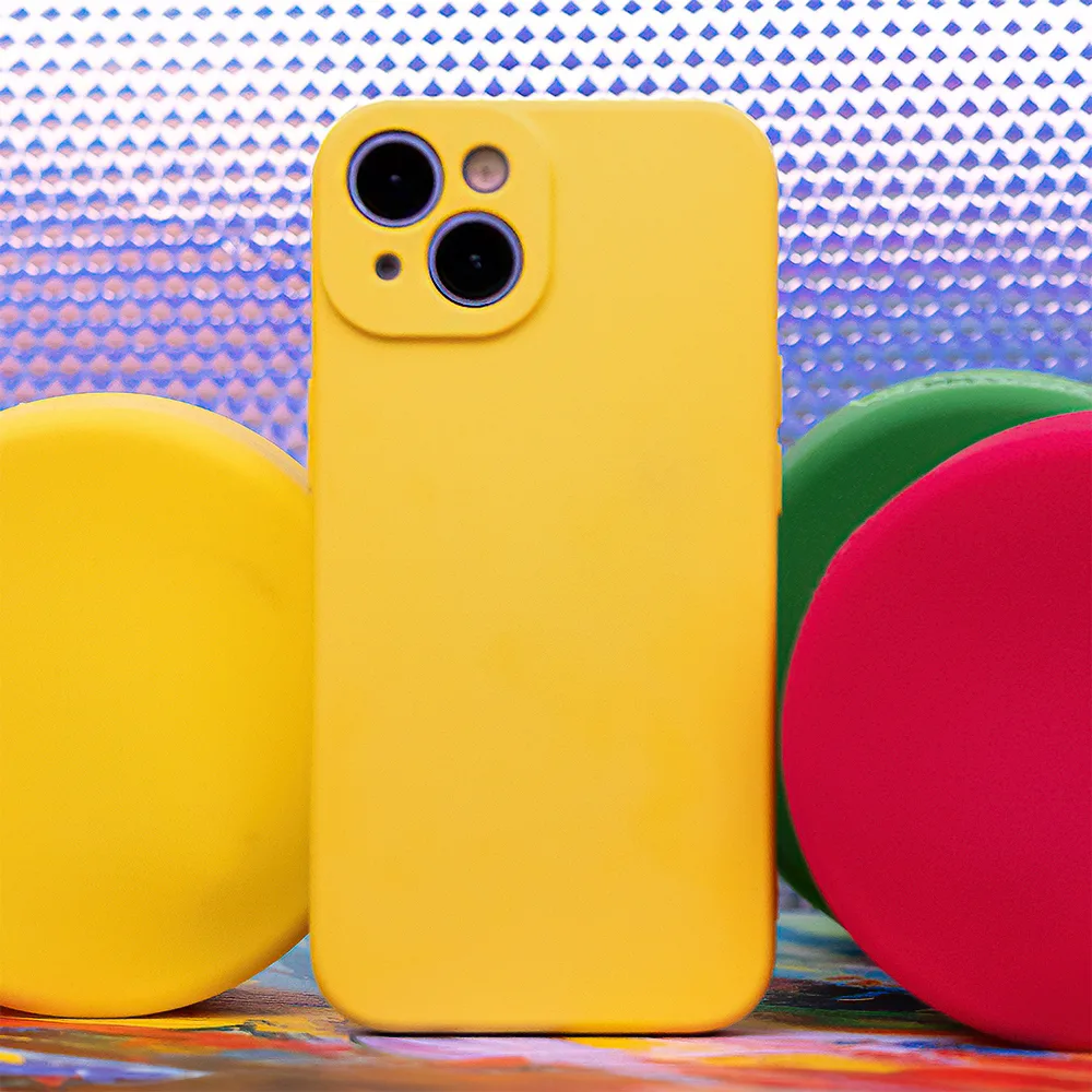 Silikonskal för Xiaomi Redmi 13c 5G gult
