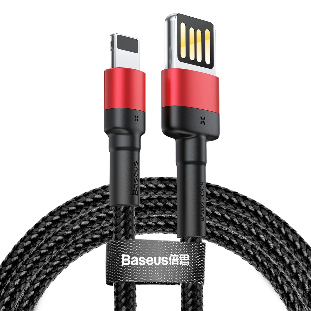 Baseus cable Cafule PD USB-C – USB-C 2,0 m 5A red-black 100W