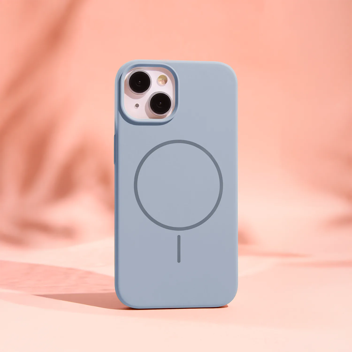 Silicone Thin Mag case for iPhone 12 / 12 Pro 6,1″ light blue
