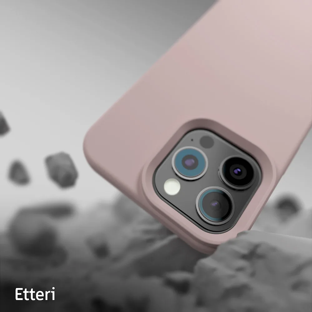 Etteri Silicone Mag case for iPhone 16 Pro Max 6,9″ light pink