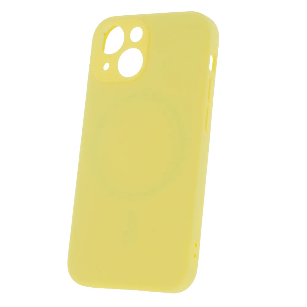 Mag Invisible fodral för iPhone 14 6,1" pastellgult