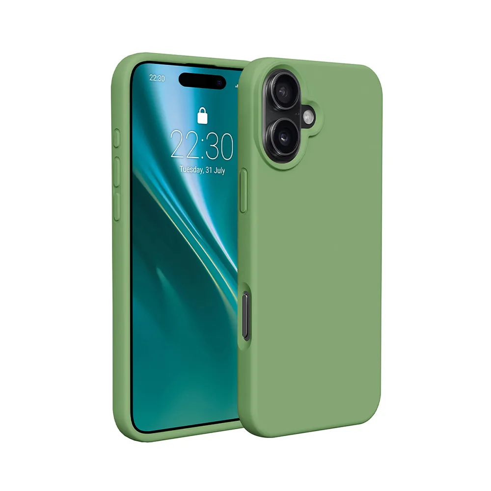Etteri Silikonfodral för iPhone 16 6,1″ ljusgrönt