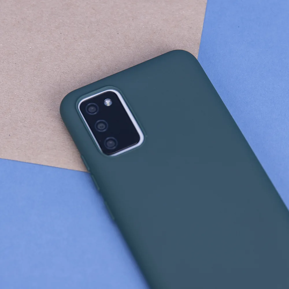 Matt TPU case for Samsung Galaxy M35 5G forest green