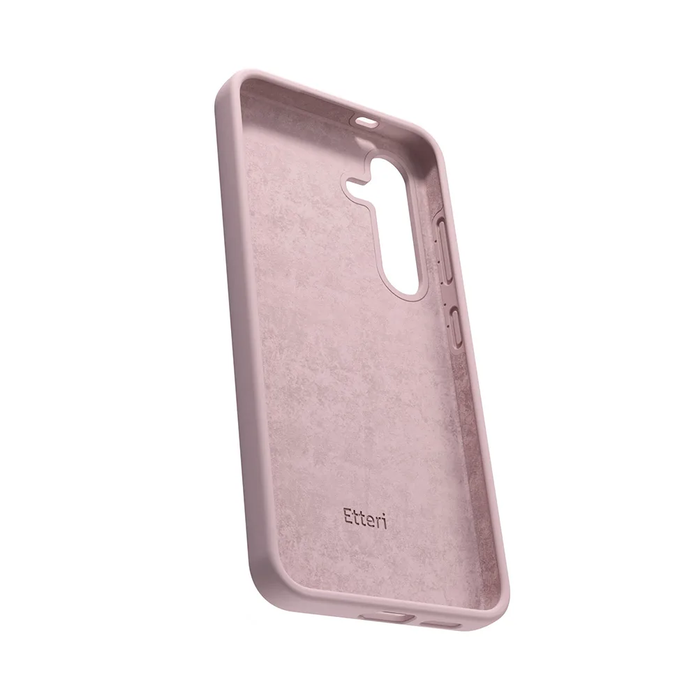Etteri Silicone Mag case for Samsung Galaxy S25 Edge light pink