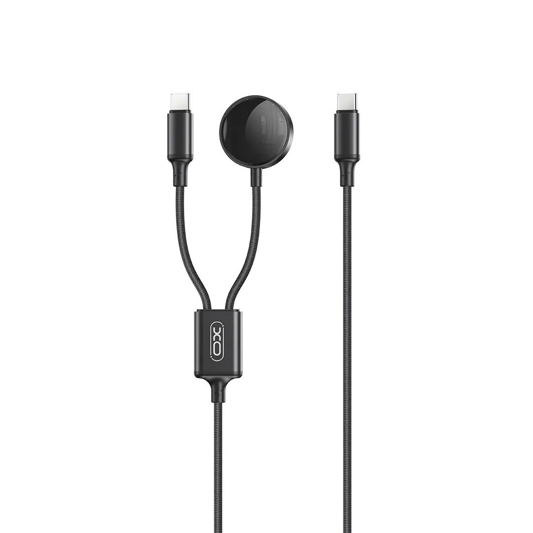 XO trådlös induktionsladdare CX030 svart för Apple Watch med kabel USB-C – USB-C