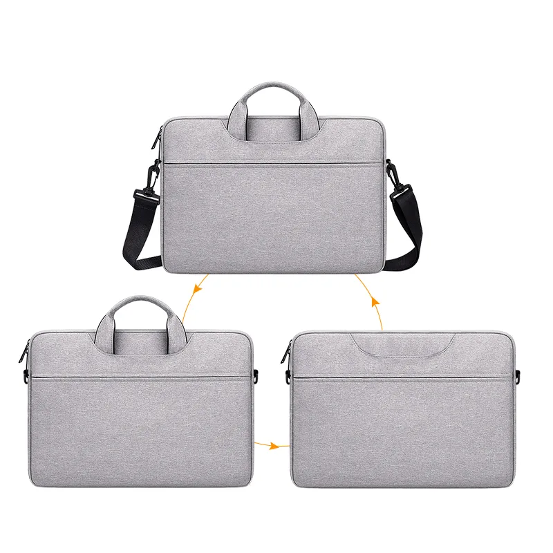 Devia laptoppsväska / MacBook-väska Justyle 15,4 tum grå