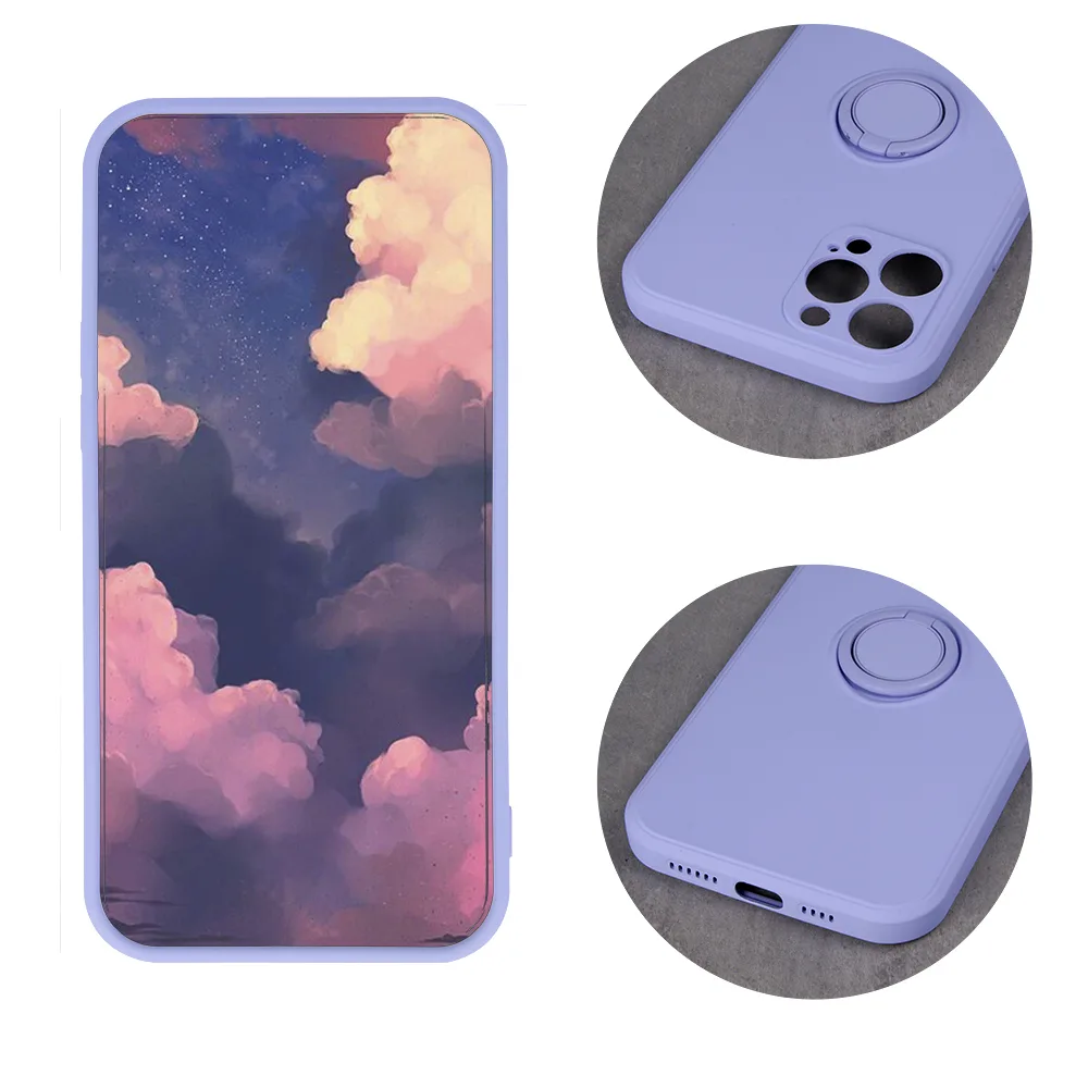Finger Grip-fodral för iPhone 16 Pro 6,3″ i lila