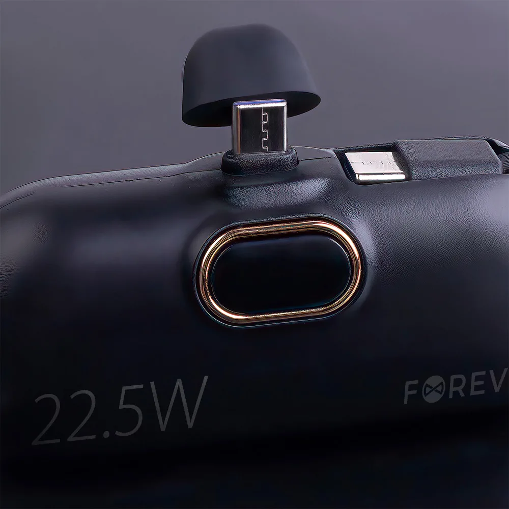 Forever mini power bank MTB-100 22.5W 5000 mAh USB C black