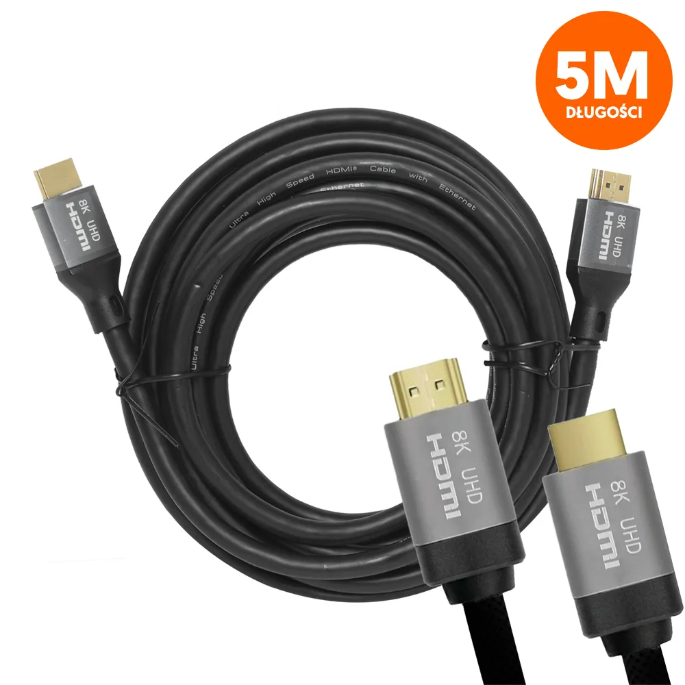 HDMI-HDMI-kabel (.1 | 8K | 5 m) svart