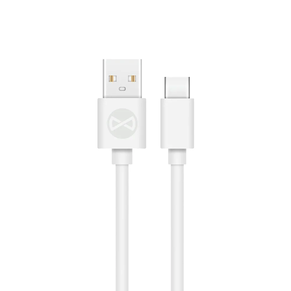 Forever cable USB - USB-C 1,0 m 3A white