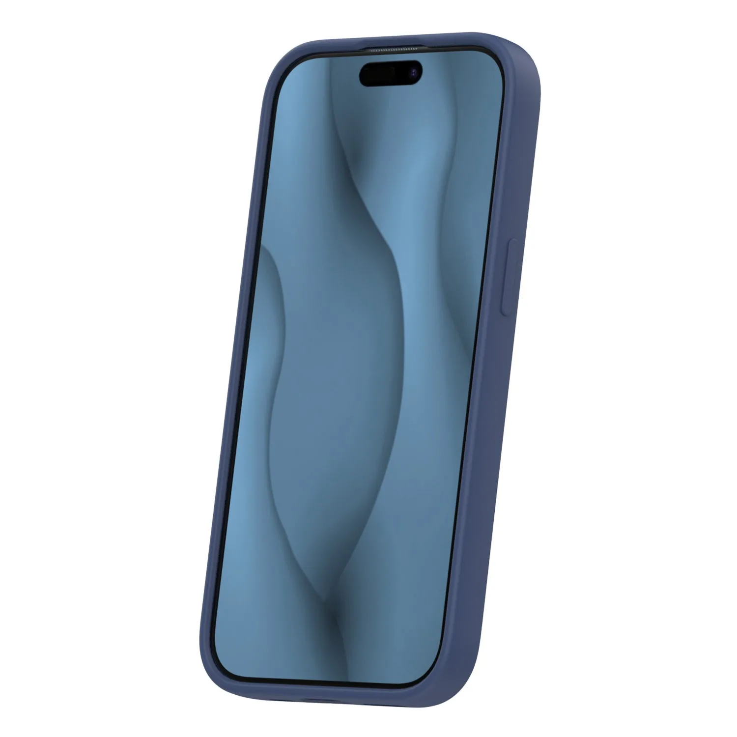 Silicone Thin Mag case for iPhone 14 6,1″ dark blue