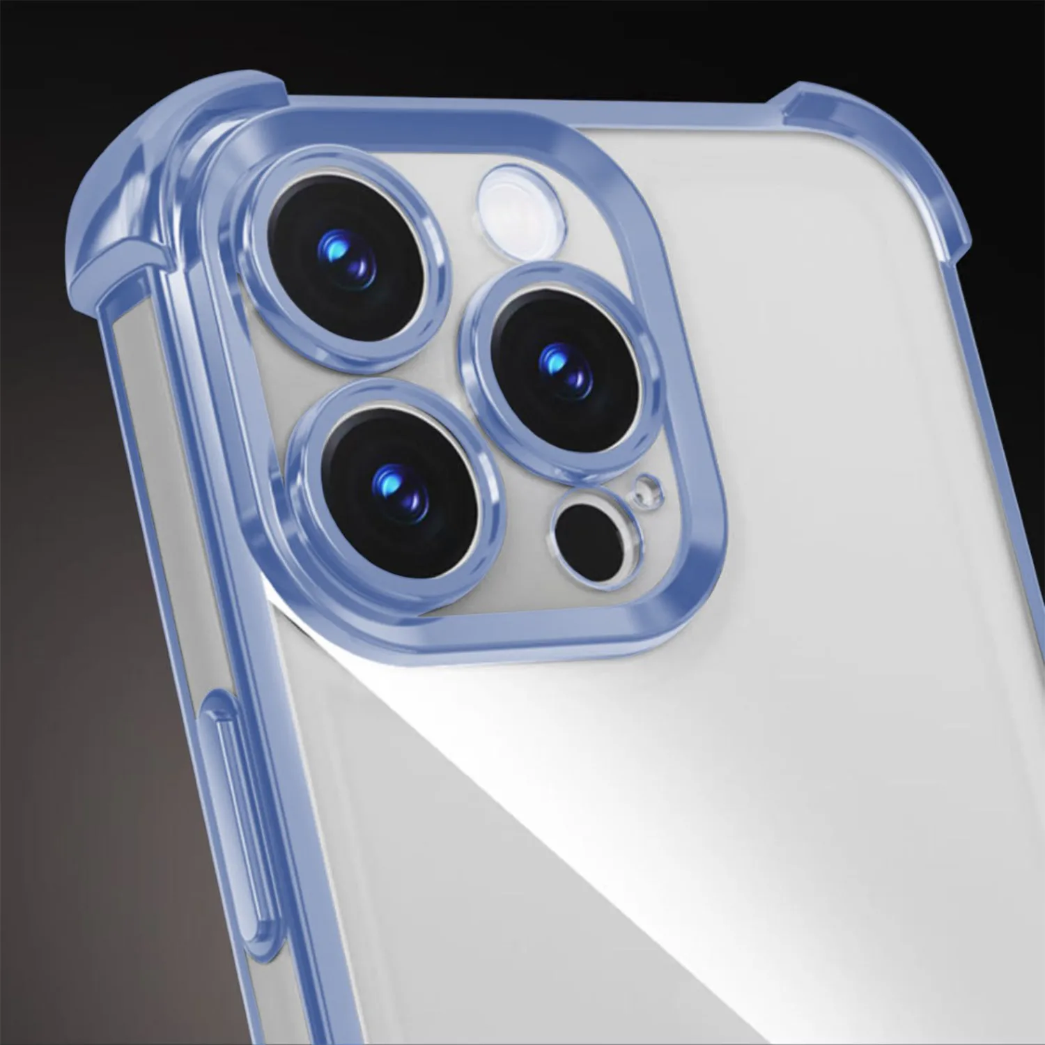 Anti Shock Chrome-fodral för iPhone 12 6,1″ blått