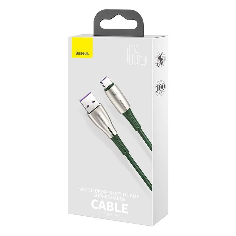 Baseus cable Cafule Metal USB – USB-C 0,25m black 66W