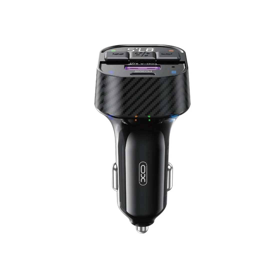 XO transmitter FM BCC17 Bluetooth MP3 car charger 30W black