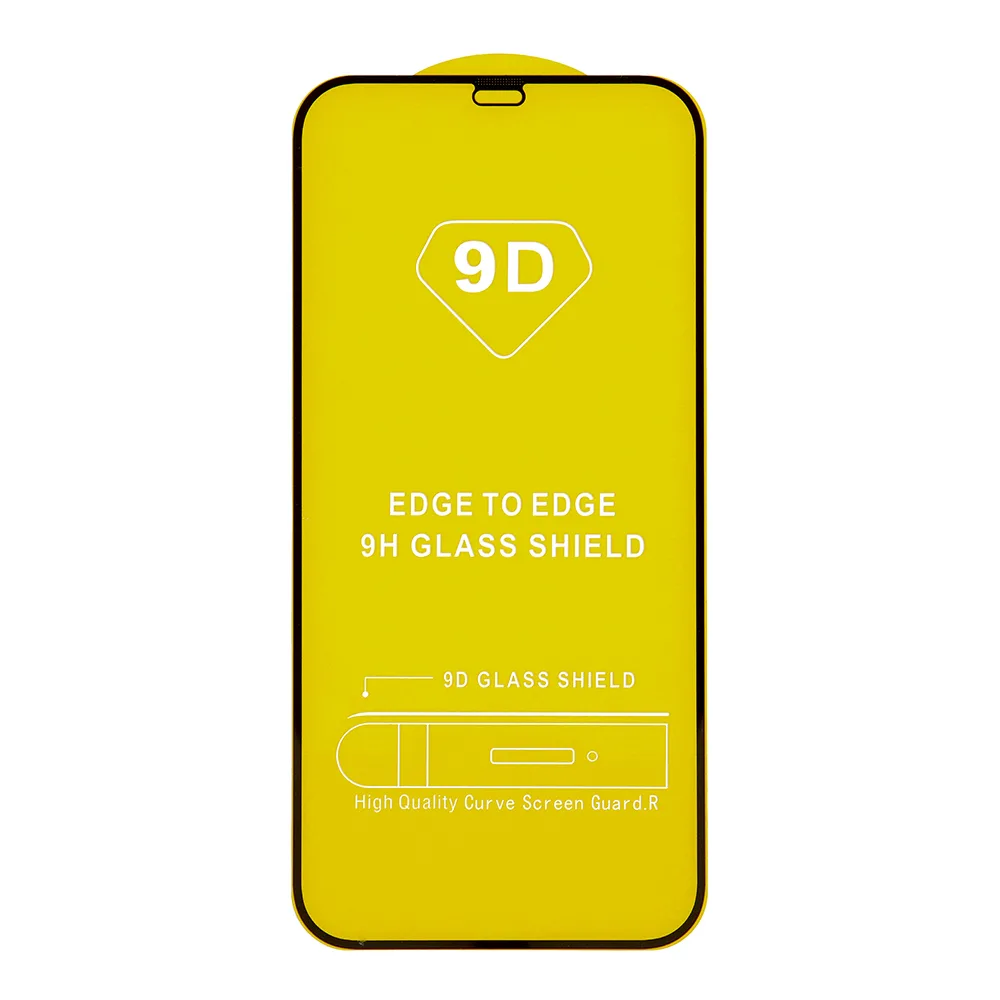 Härdat 9D-glas för Honor X7a med svart ram