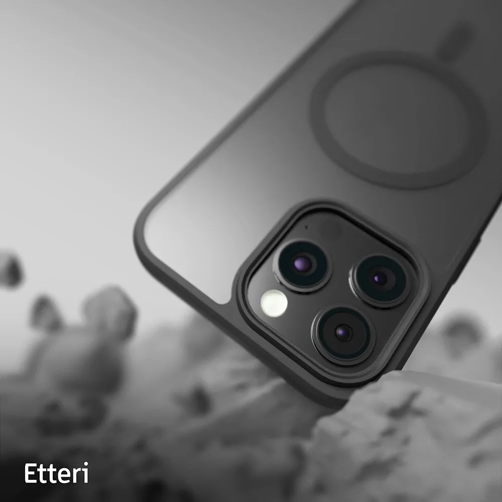Etteri Matt Mag case for iPhone 16 Pro 6,3″ black