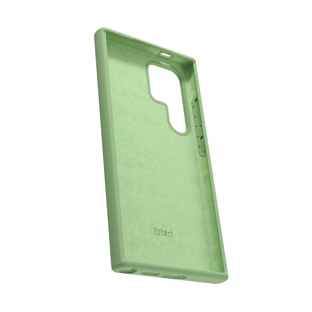 Etteri Silicone case för Samsung Galaxy S25 Ultra, ljusgrön